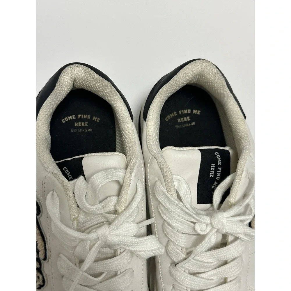 Bershka platform trainers featuring a 